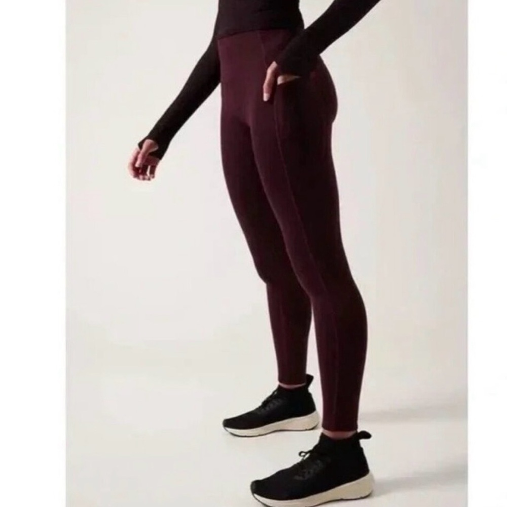 Athleta Altitude Stash Tights Polartec Leggings